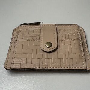 Patricia Nash Cream Leather Card Holder